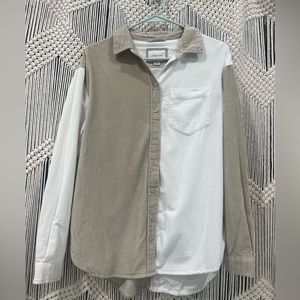 American Eagle Corduroy Oversized Shirt